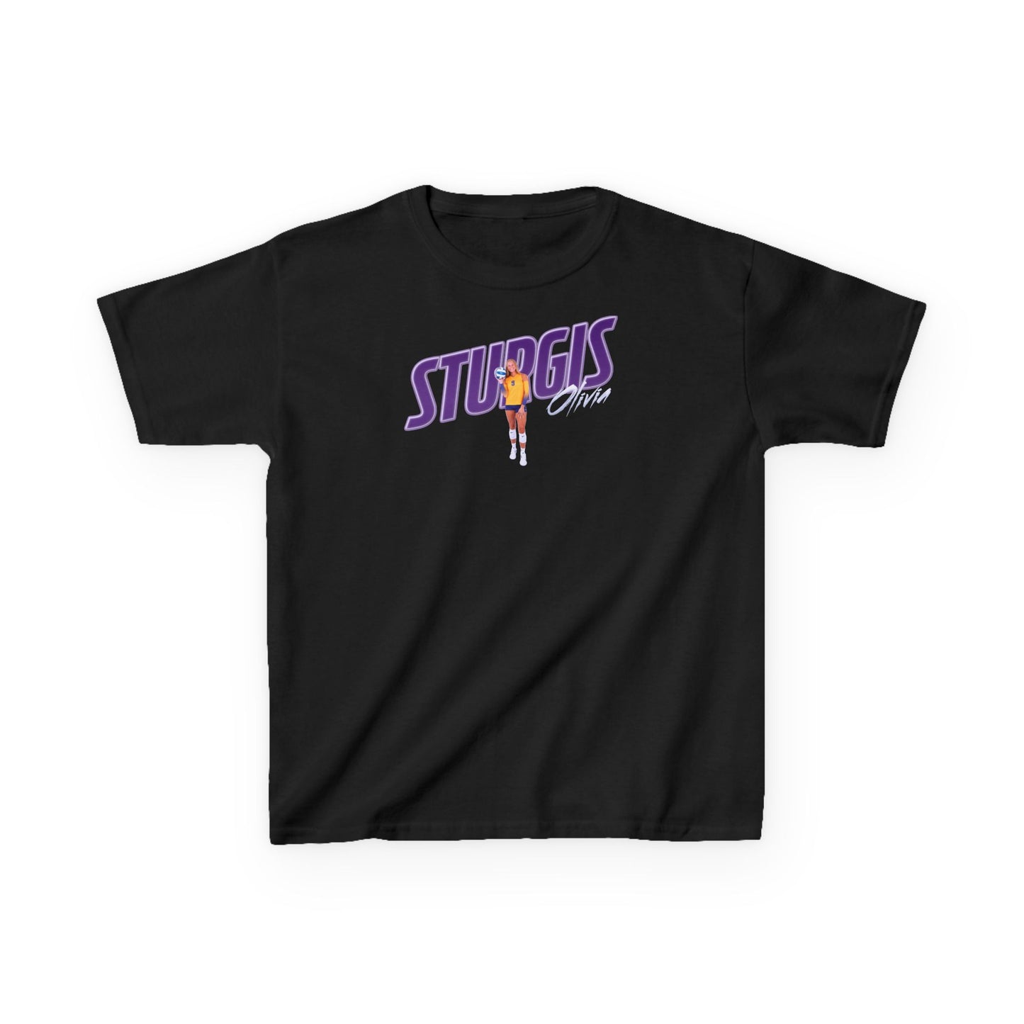 Olivia Sturgis Cursive Combo Colored Kids Tee