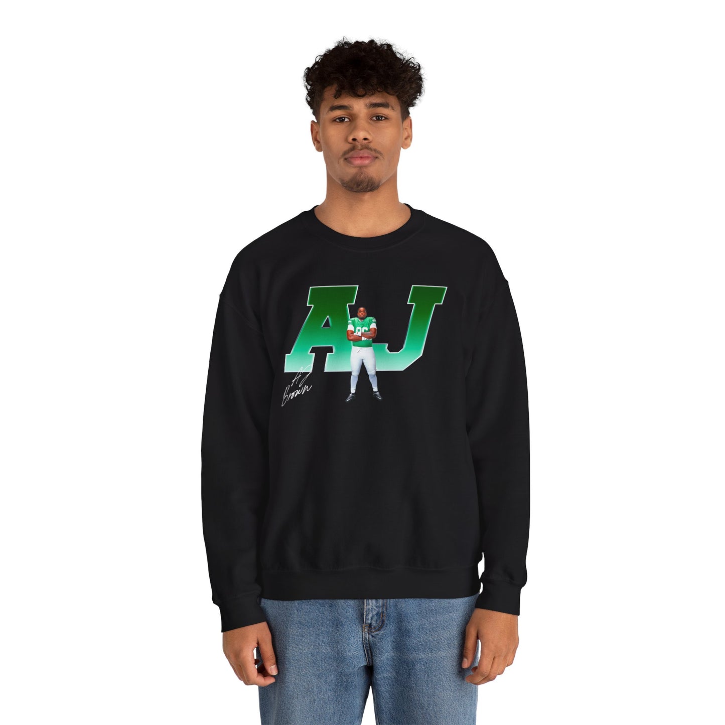 Aj Brown Big Initials Crewneck Sweatshirt