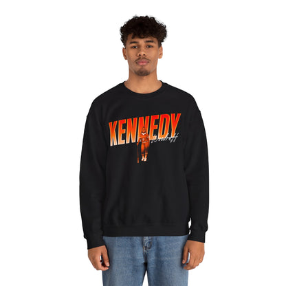 Kennedy Woodruff Cursive Combo Colored Crewneck Sweatshirt