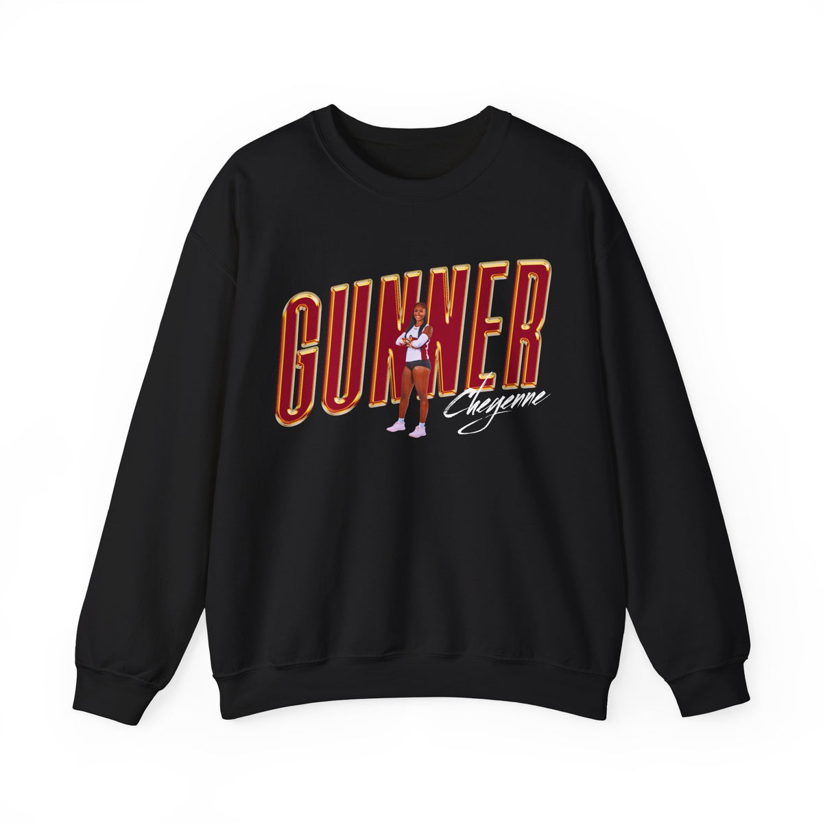 Cheyenne Gunner Cursive Combo Crewneck Sweatshirt