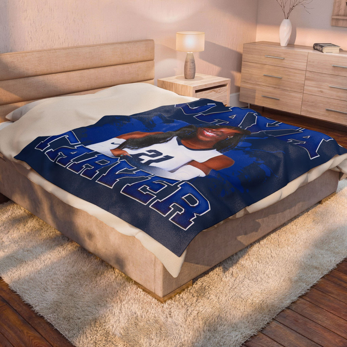 Jaya Tarver 60"-80" Plush Blanket