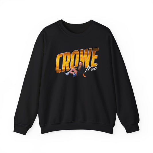 Madi Crowe Cursive Combo Colored Crewneck Sweatshirt