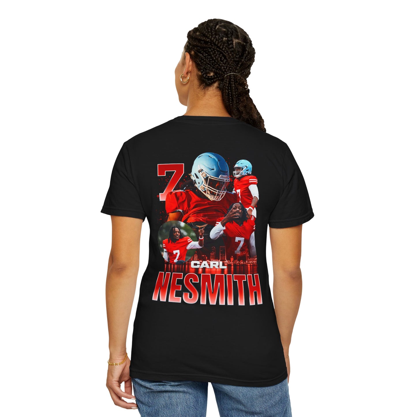 Carl Nesmith Logo Front & Back Premium Tee