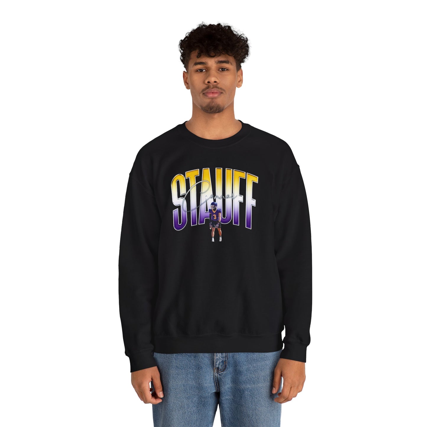 Connor Stauff Big Initials Colored Crewneck Sweatshirt