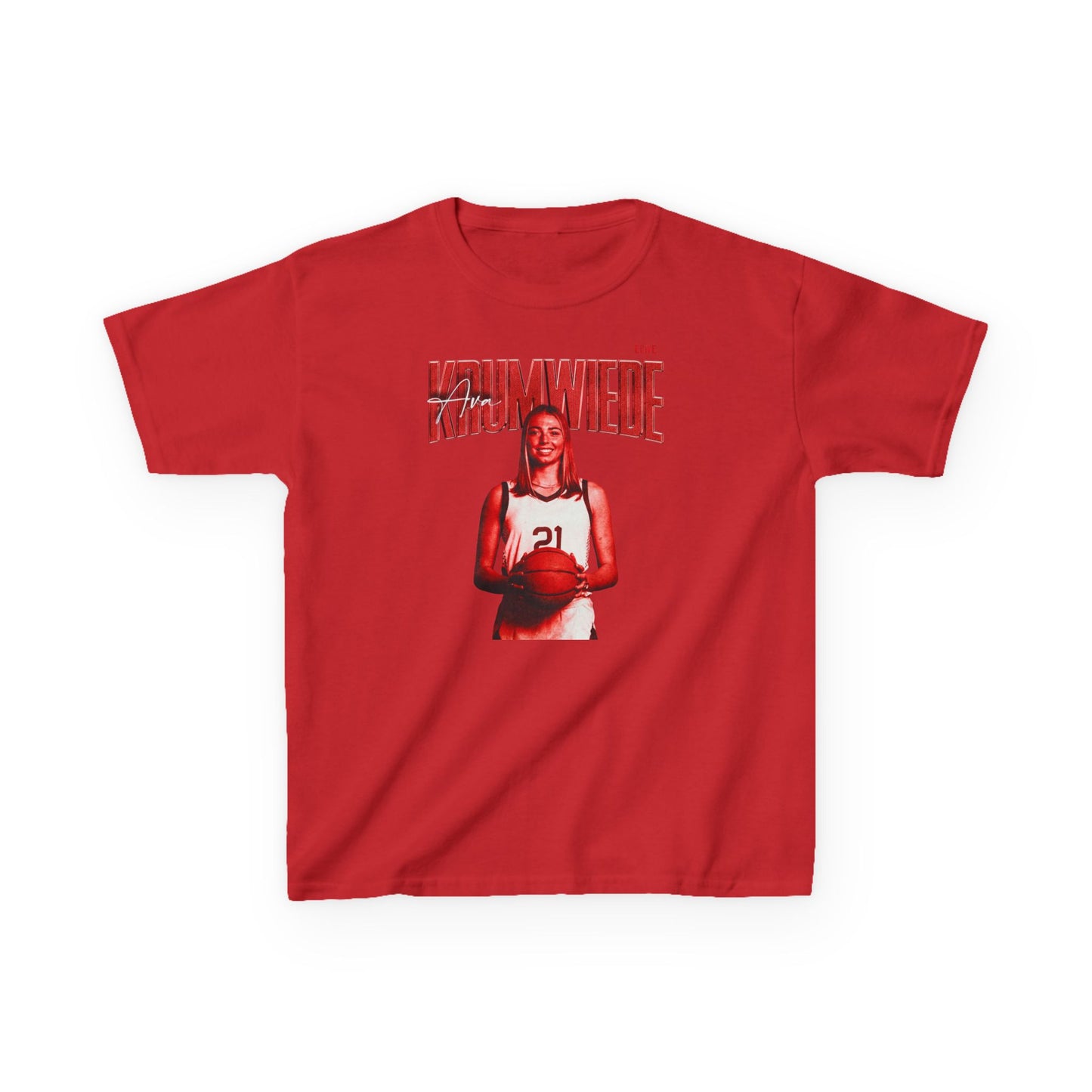 Ava Krumwiede Faded Glory Kids Tee