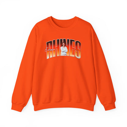 Emma Rhines Big Last Name Crewneck Sweatshirt
