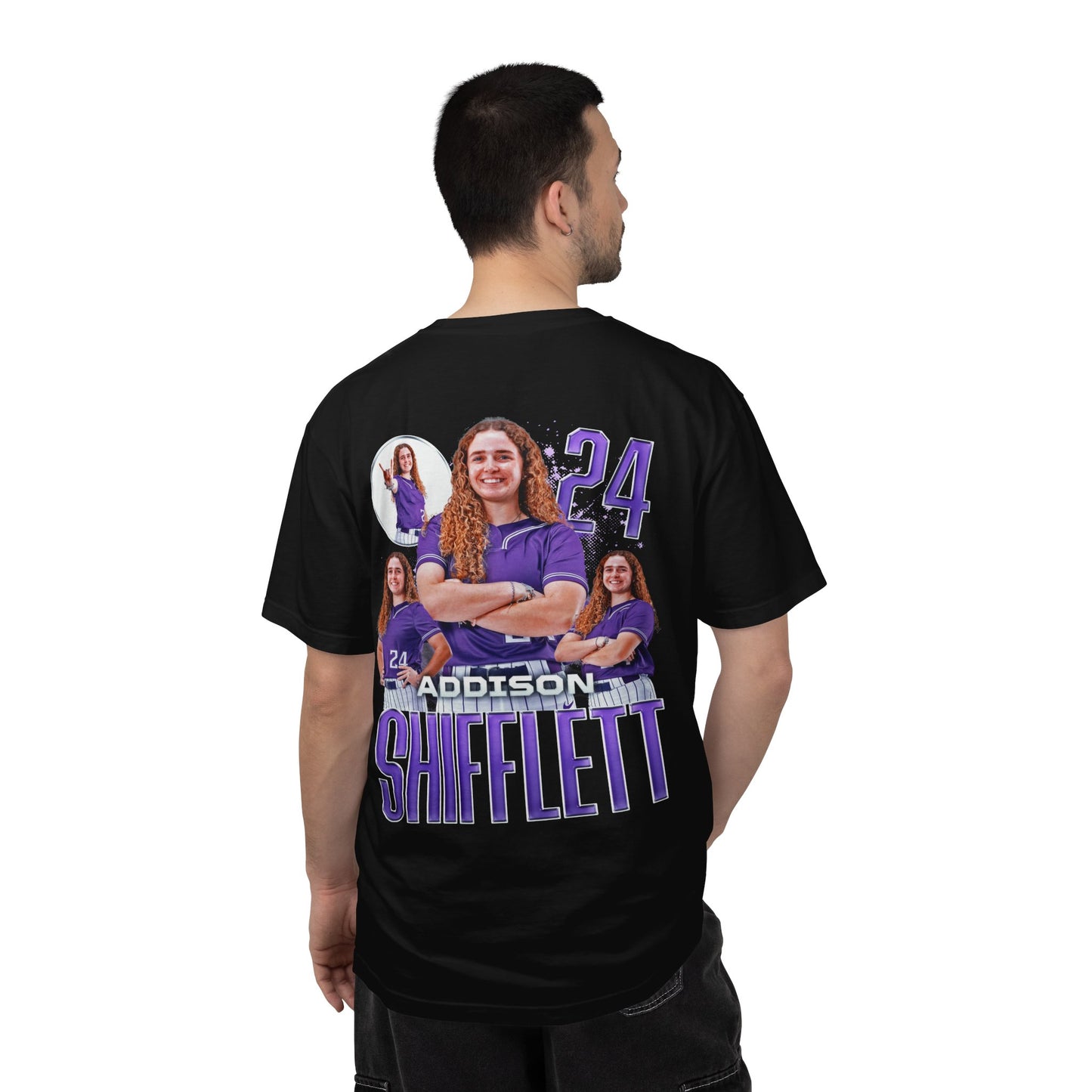 Addison Shifflett Logo Front & Back Premium Tee