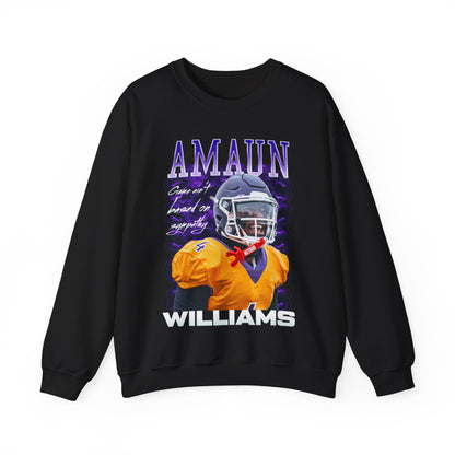 Amaun Williams Featured Quote Crewneck Sweatshirt