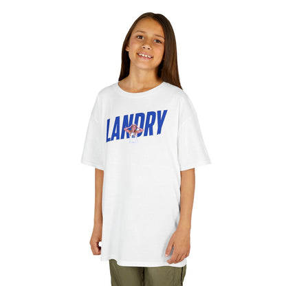 Landry Allen Cursive Combo Colored Kids Tee
