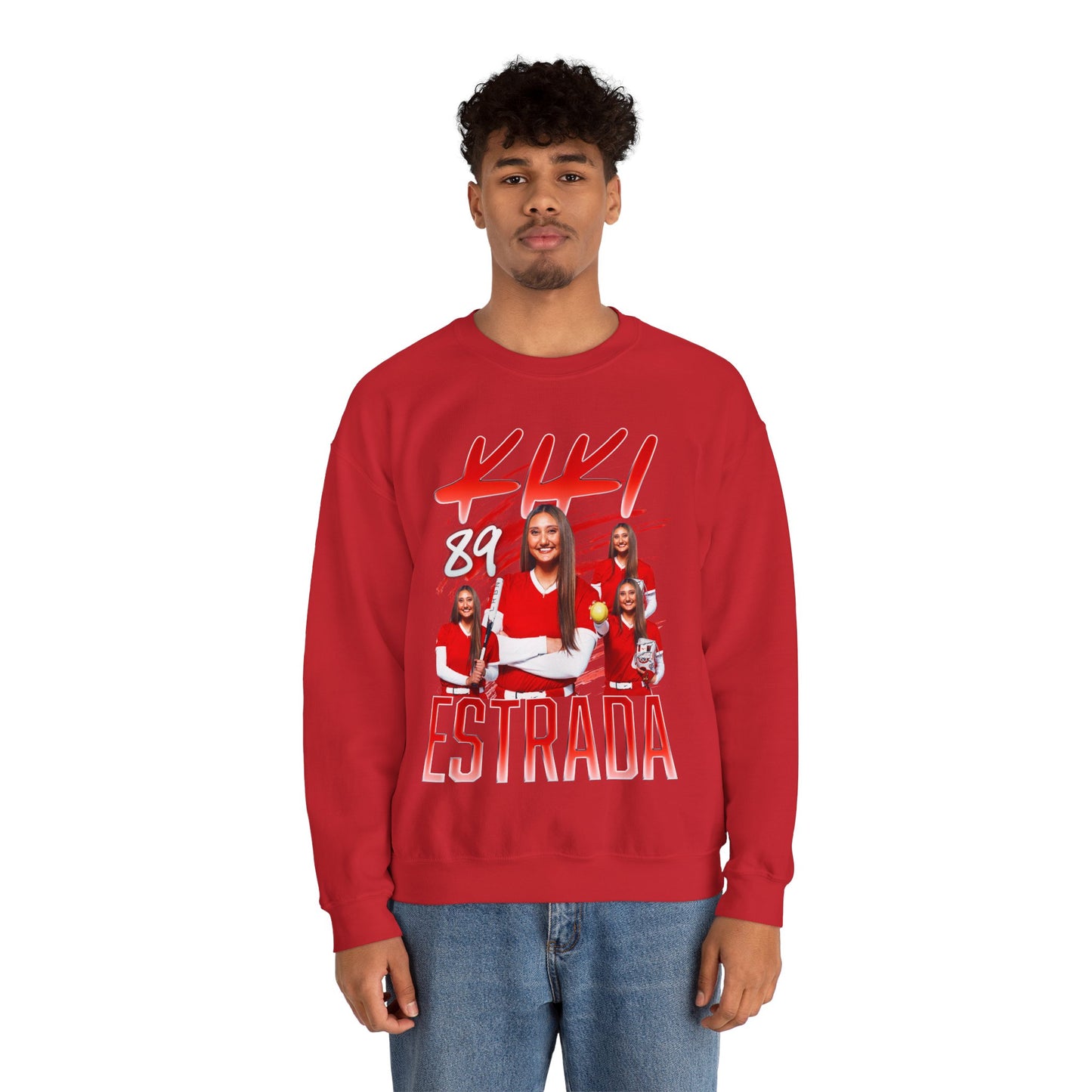 Kiki Estrada Single Color Combo Crewneck Sweatshirt