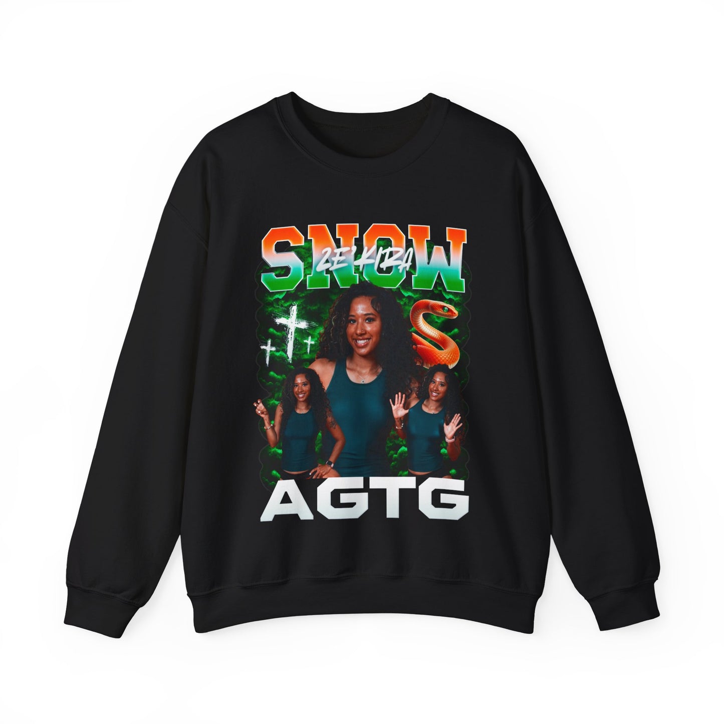 Ze'Kira Snow Crewneck Sweatshirt