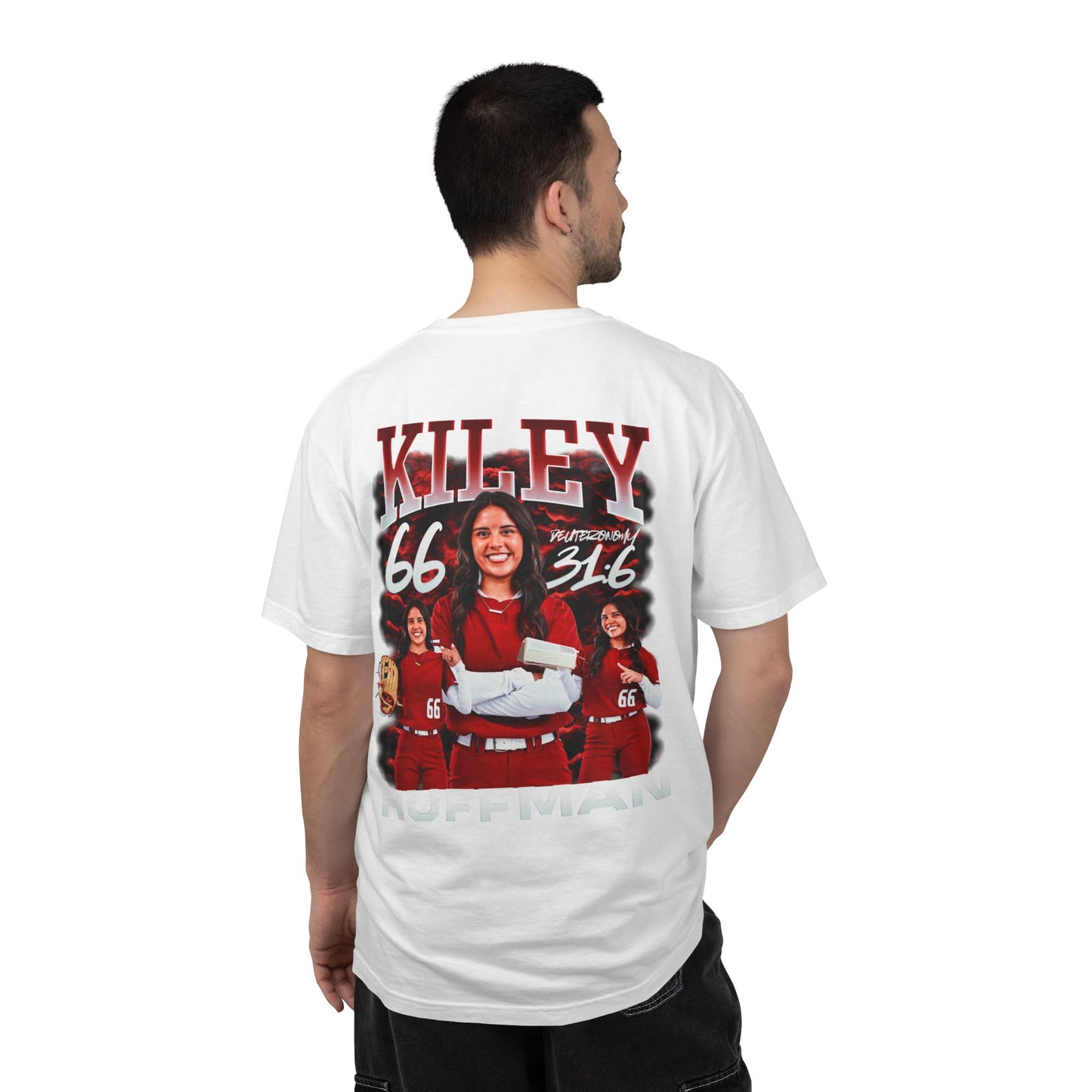 Kiley Huffman Logo Front & Back Premium Tee