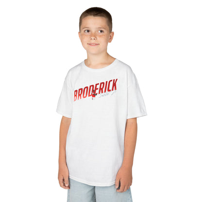 Broderick Sublet Jr. Cursive Combo Kids Tee