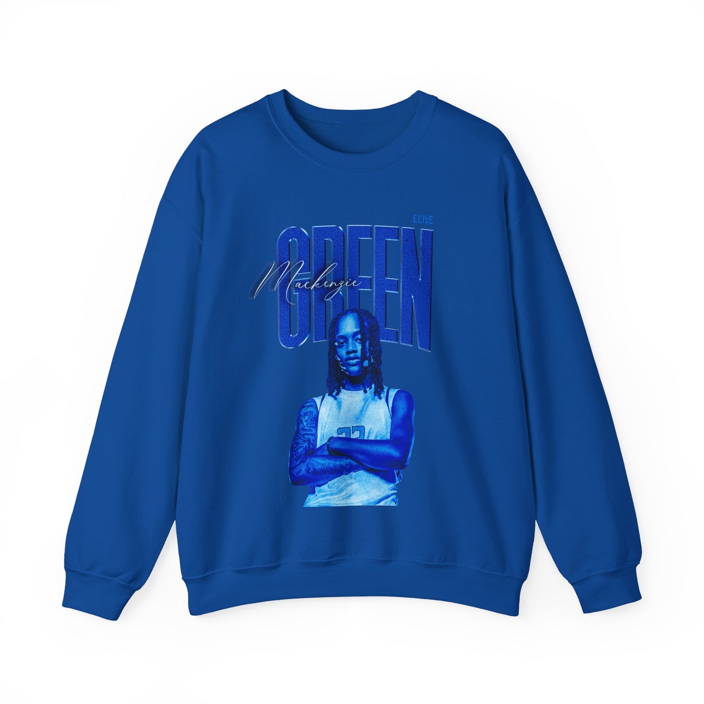 Mackenzie Green Faded Glory Crewneck Sweatshirt