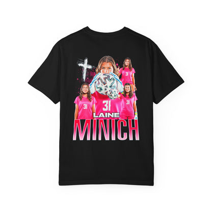Laine Minich Logo Front & Back Premium Tee