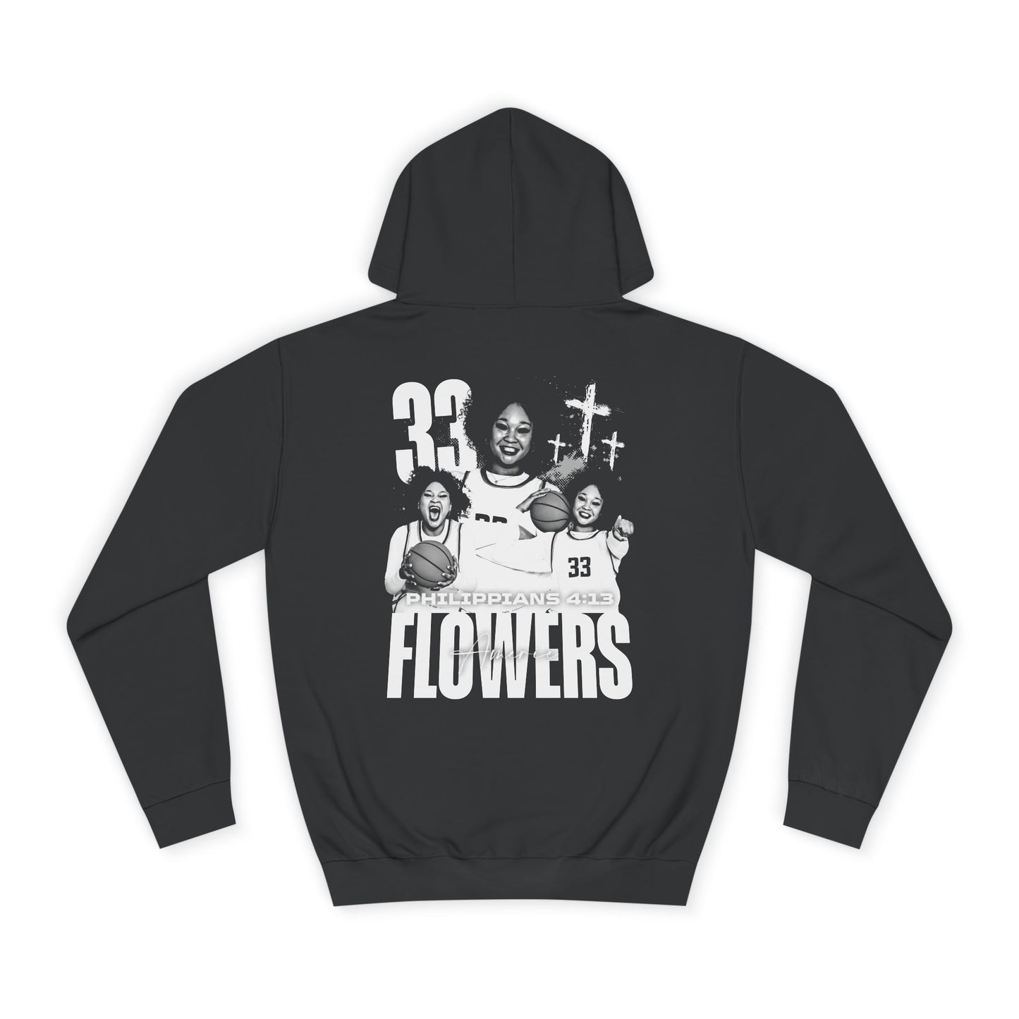 Amerie Flowers Premium Vintage Blackout Hoodie