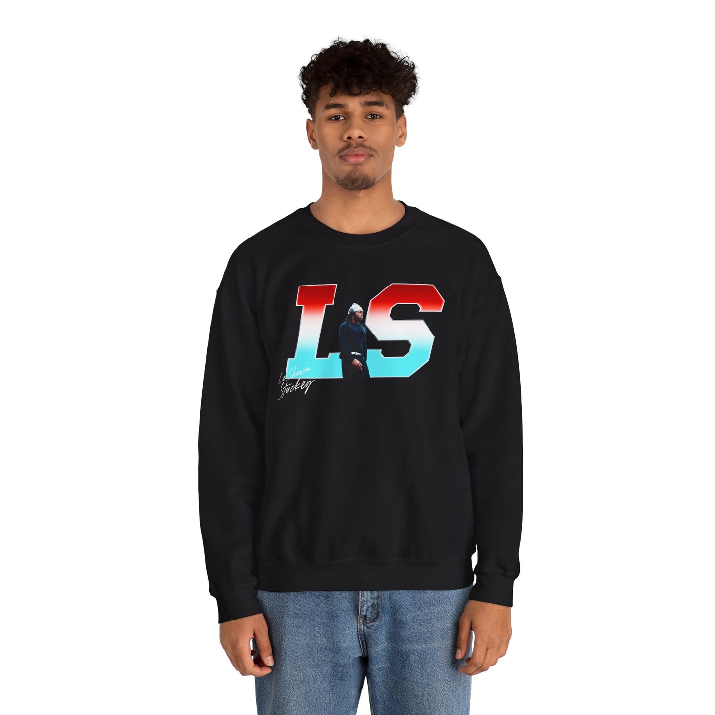 Leshawn Stuckey Big Initials Crewneck Sweatshirt