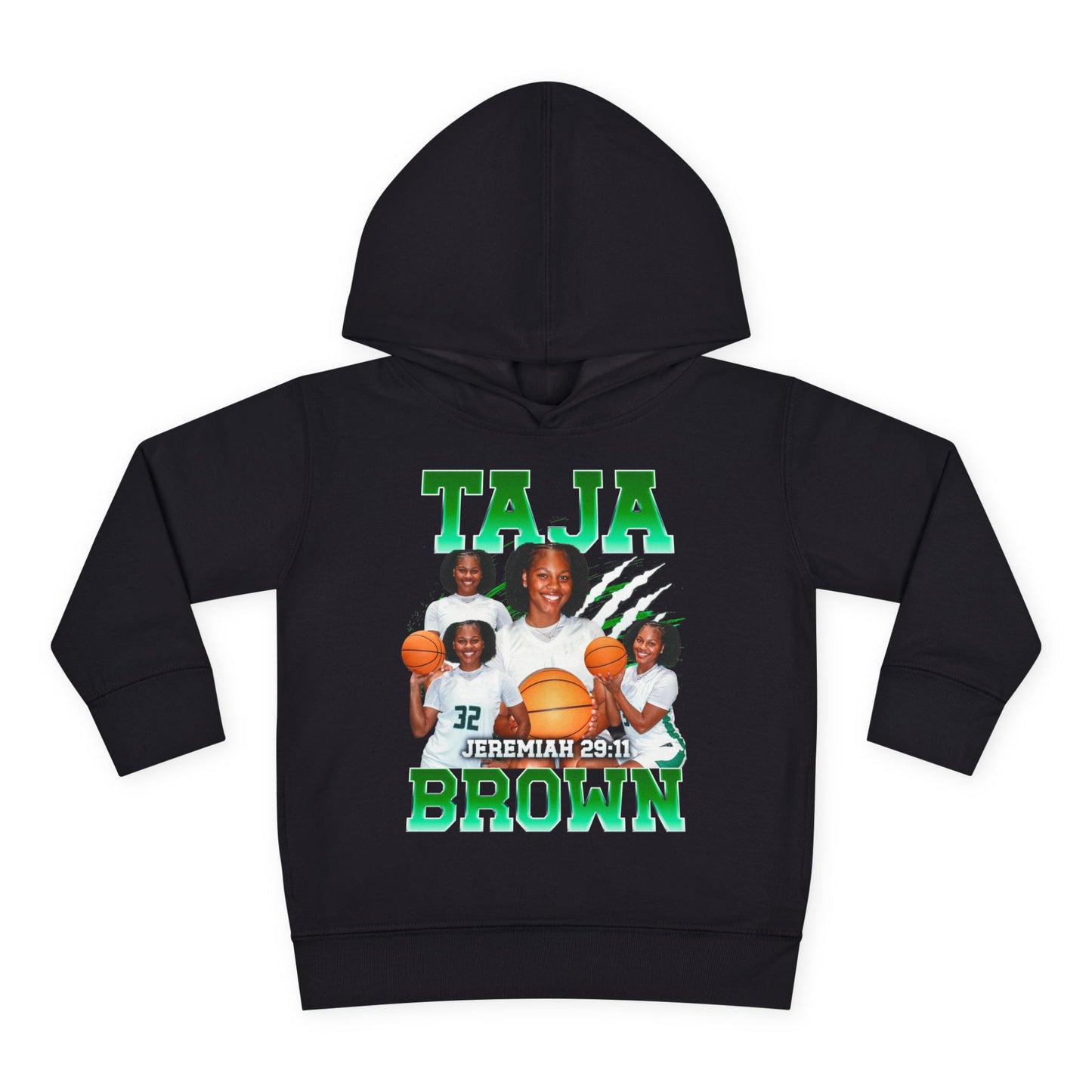 Taja Brown Toddler Pullover Hoodie