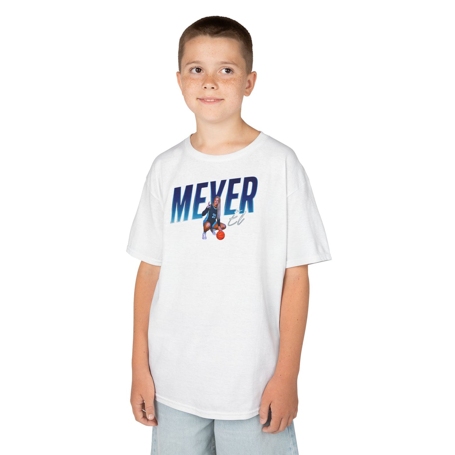 Copy of El Meyer Cursive Combo Colored Kids Tee