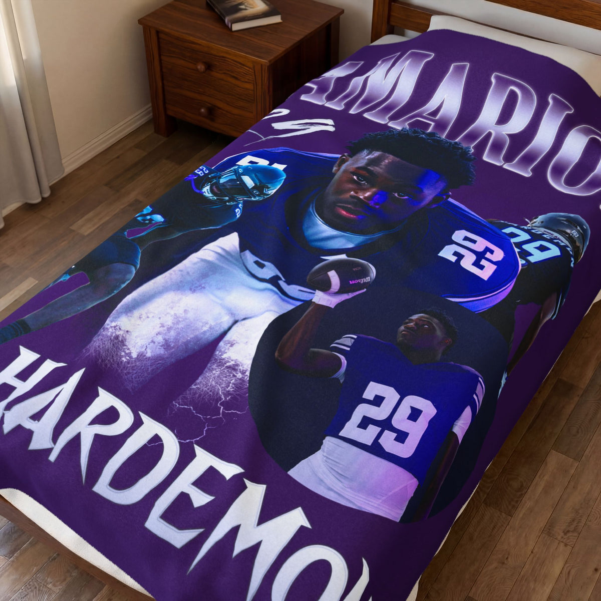 Jamarion Hardemon 60"-80" Plush Blanket