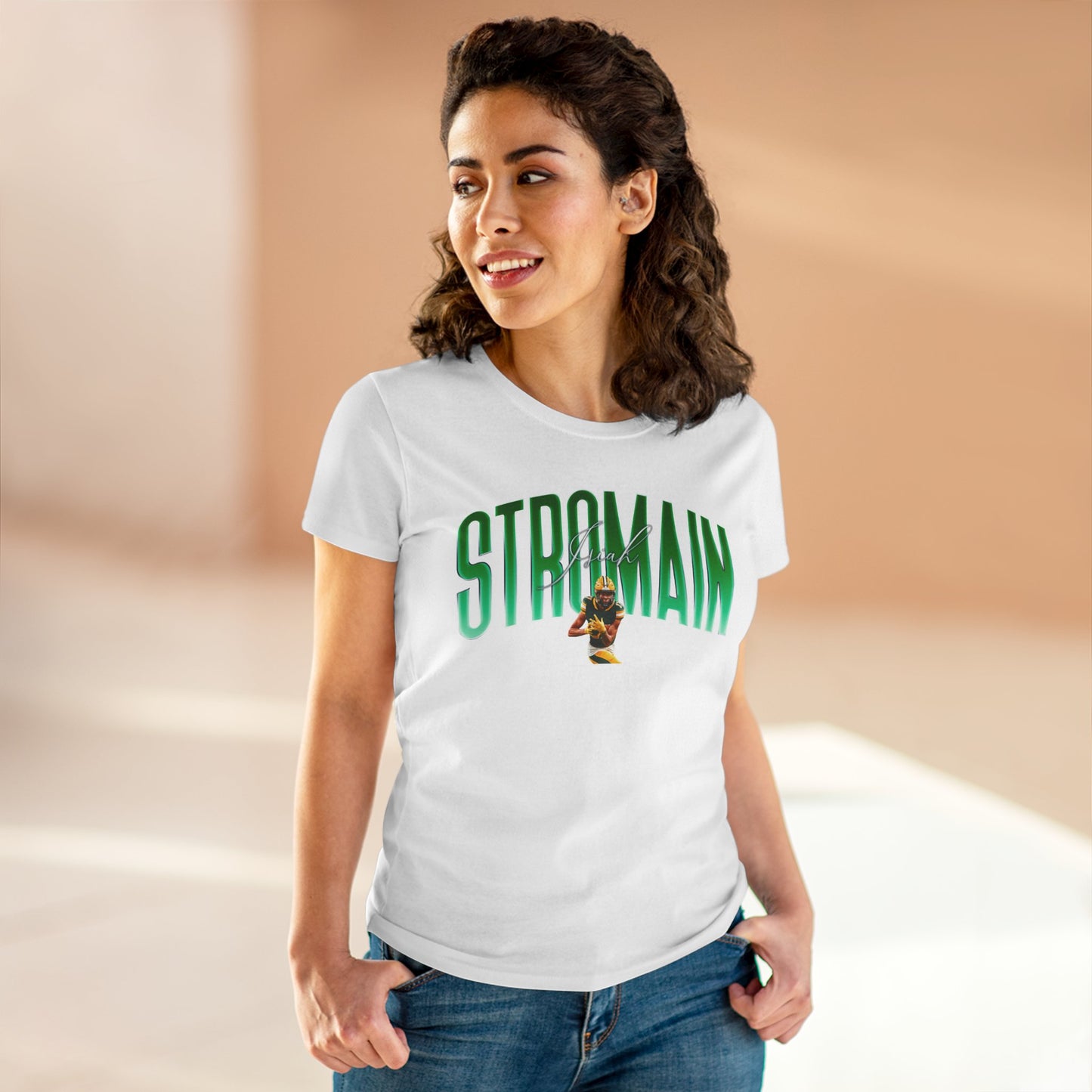 Isiah Stromain Big Last Name Women's Tee