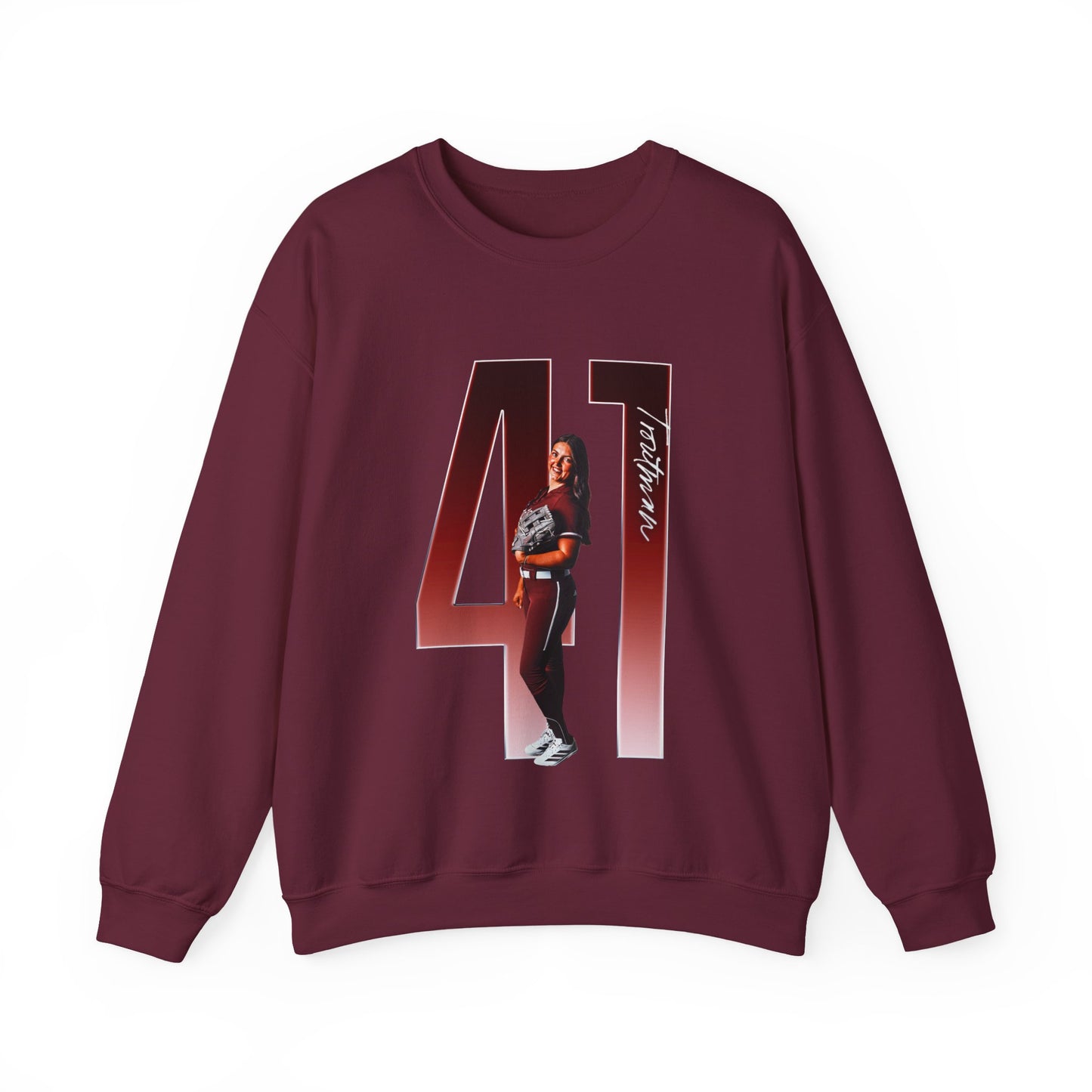 Taylor Troutman Player Icon Number Crewneck Sweatshirt