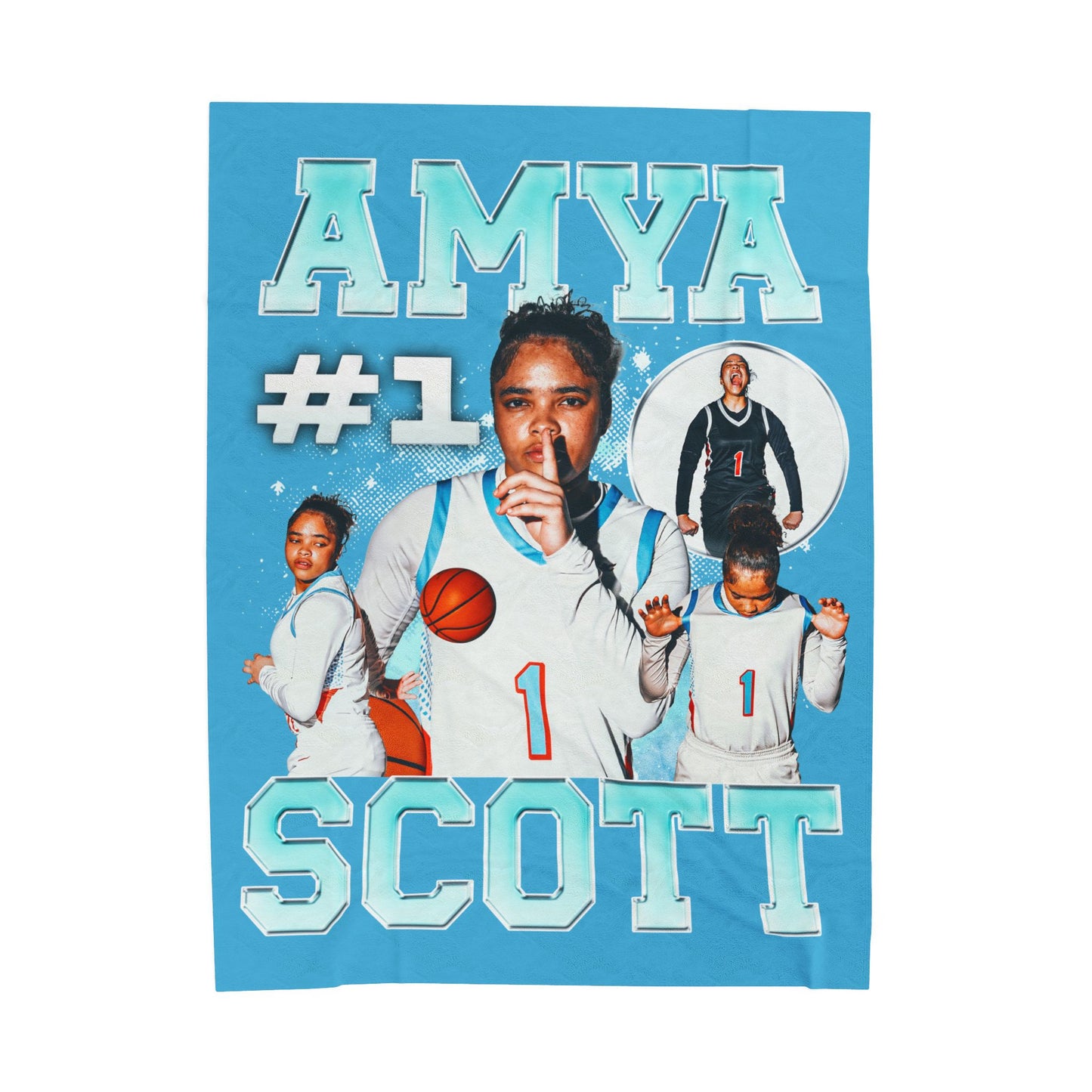 Amya Scott 60"-80" Plush Blanket