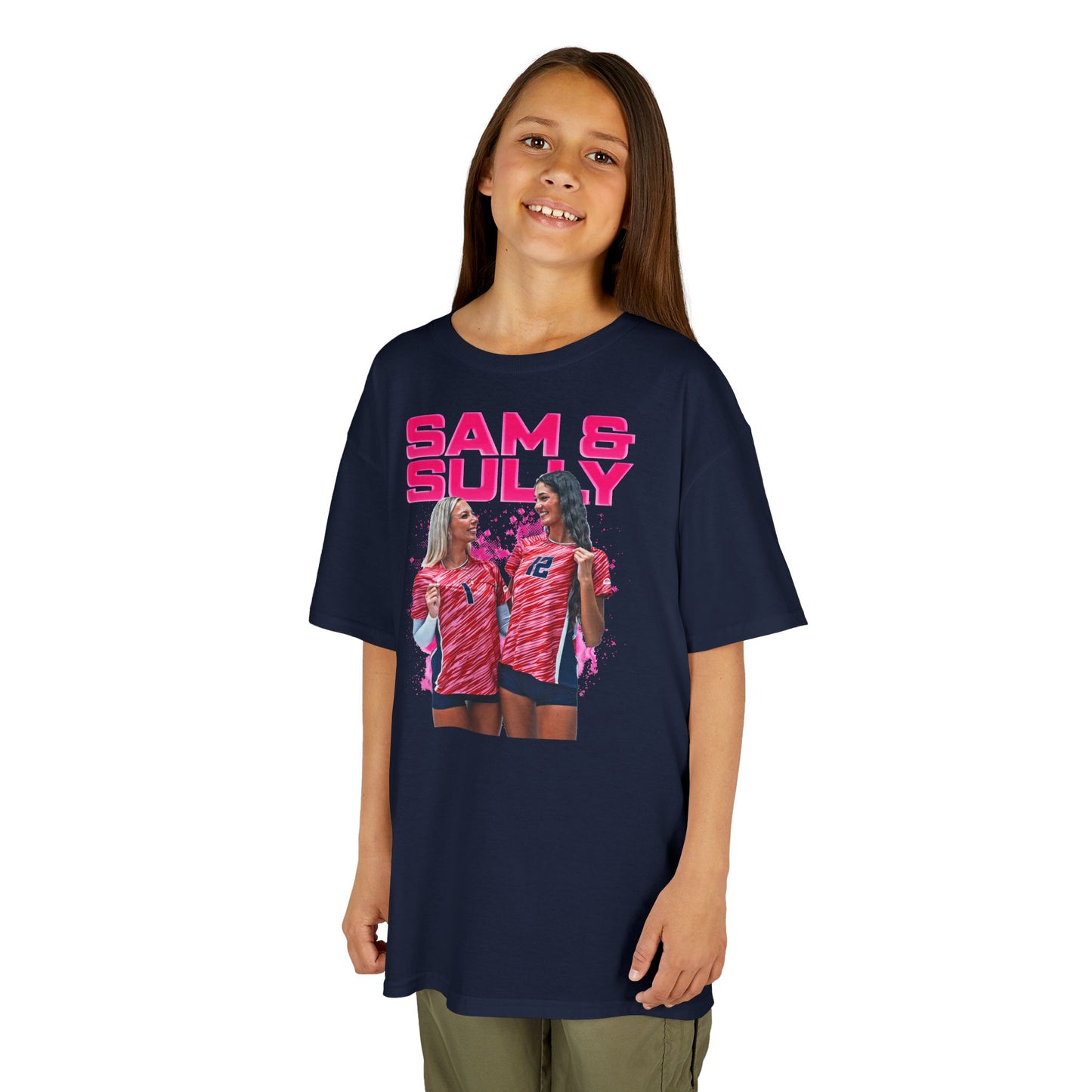 Sam & Sully Pink Kids Tee