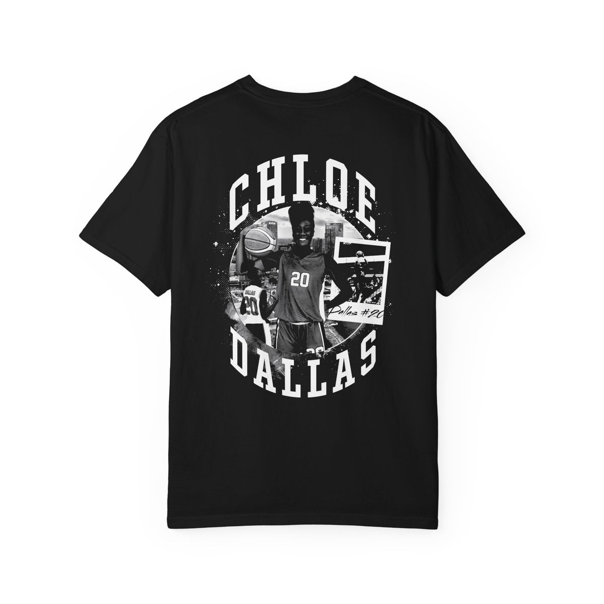 Chloe Dallas Vintage Blackout Premium Tee
