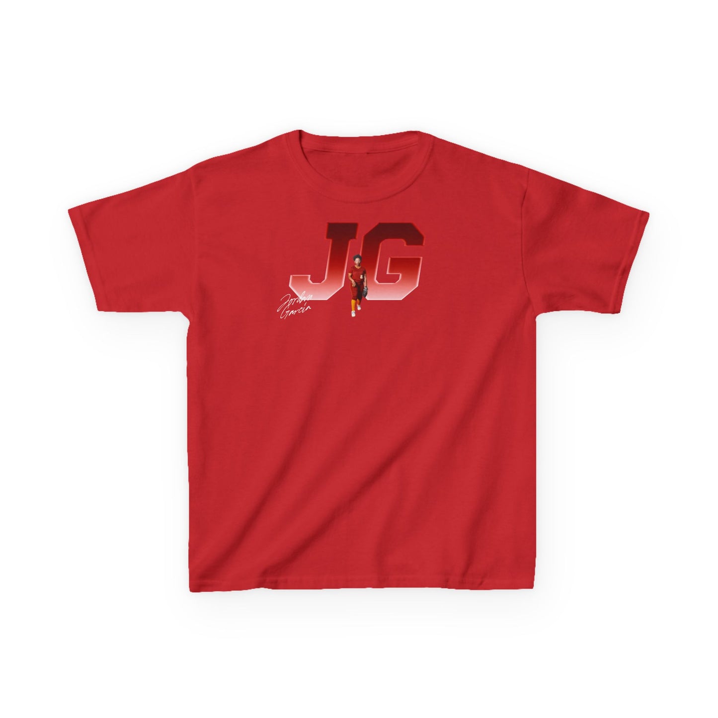Jordan Garcia Big Initials Colored Kids Tee