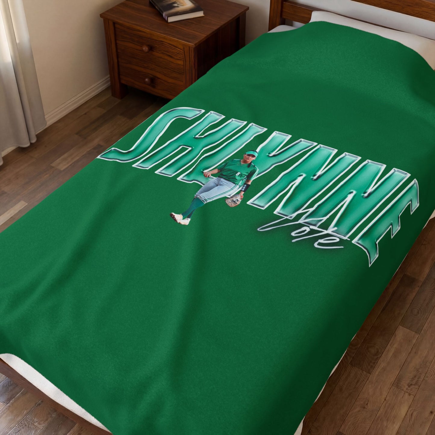 Ashlynne Vote Cursive Combo Colored 60"-80" Plush Blanket