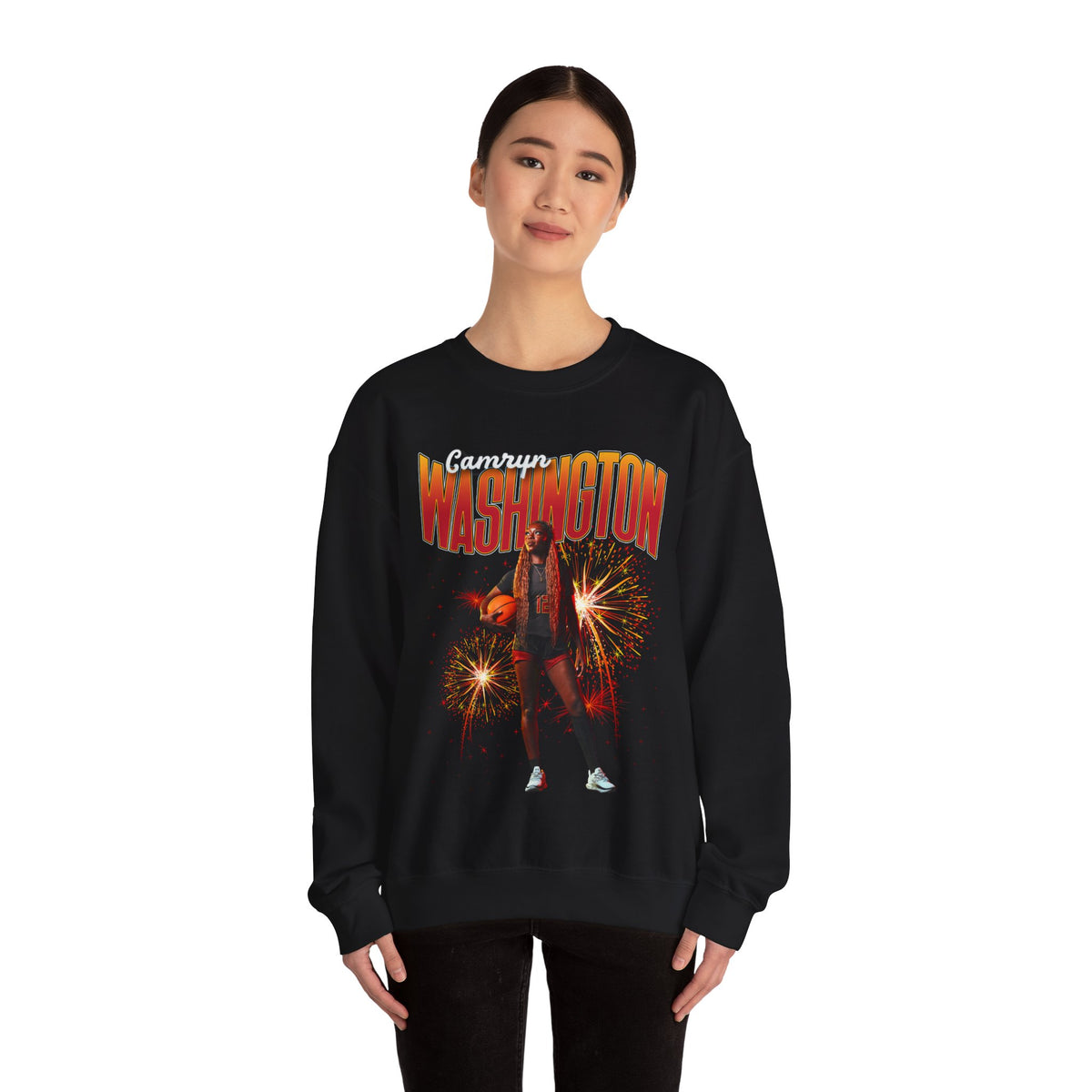 Camryn Washington Athlete Glory Crewneck Sweatshirt