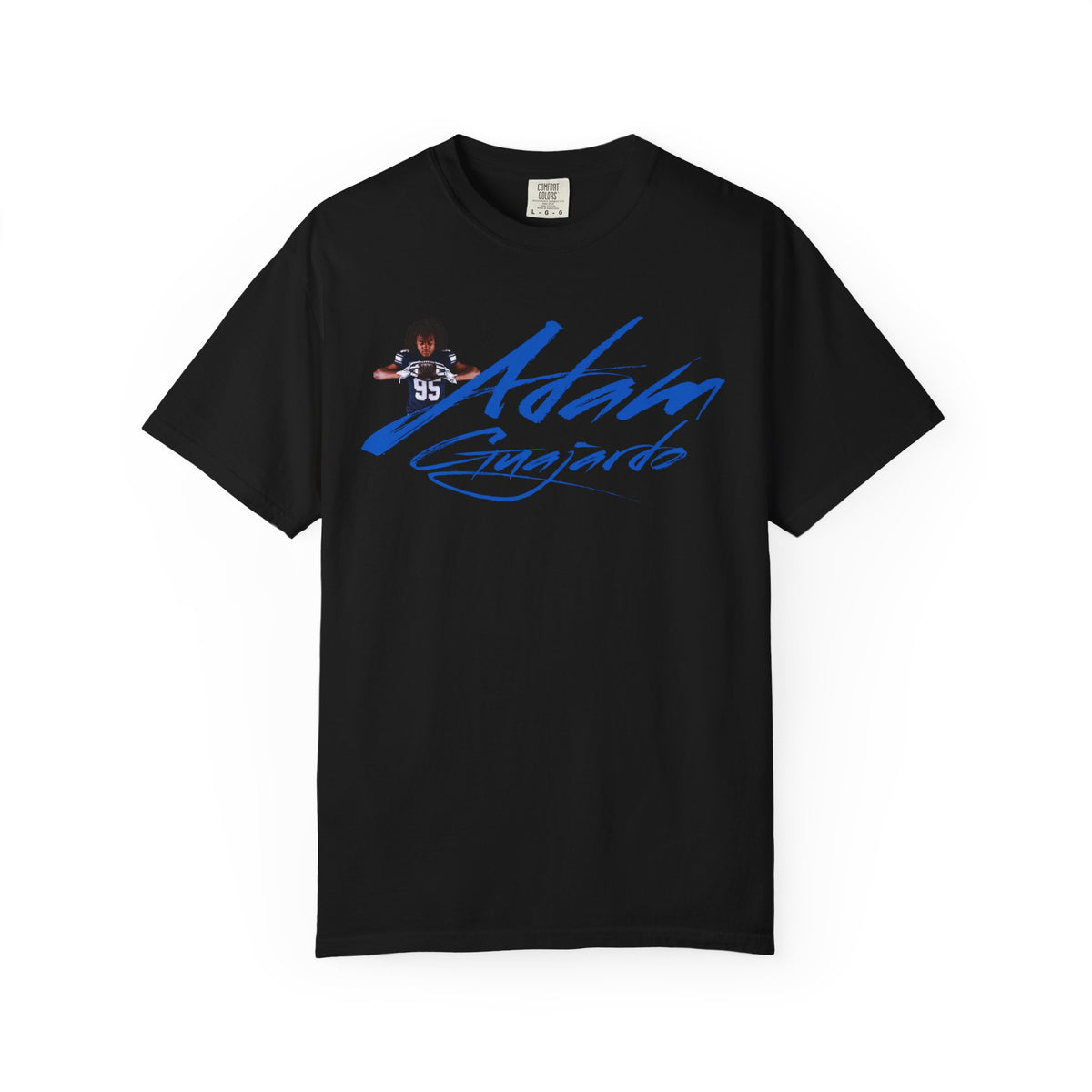 Adam Guajardo Cursive Name & Number Premium Tee