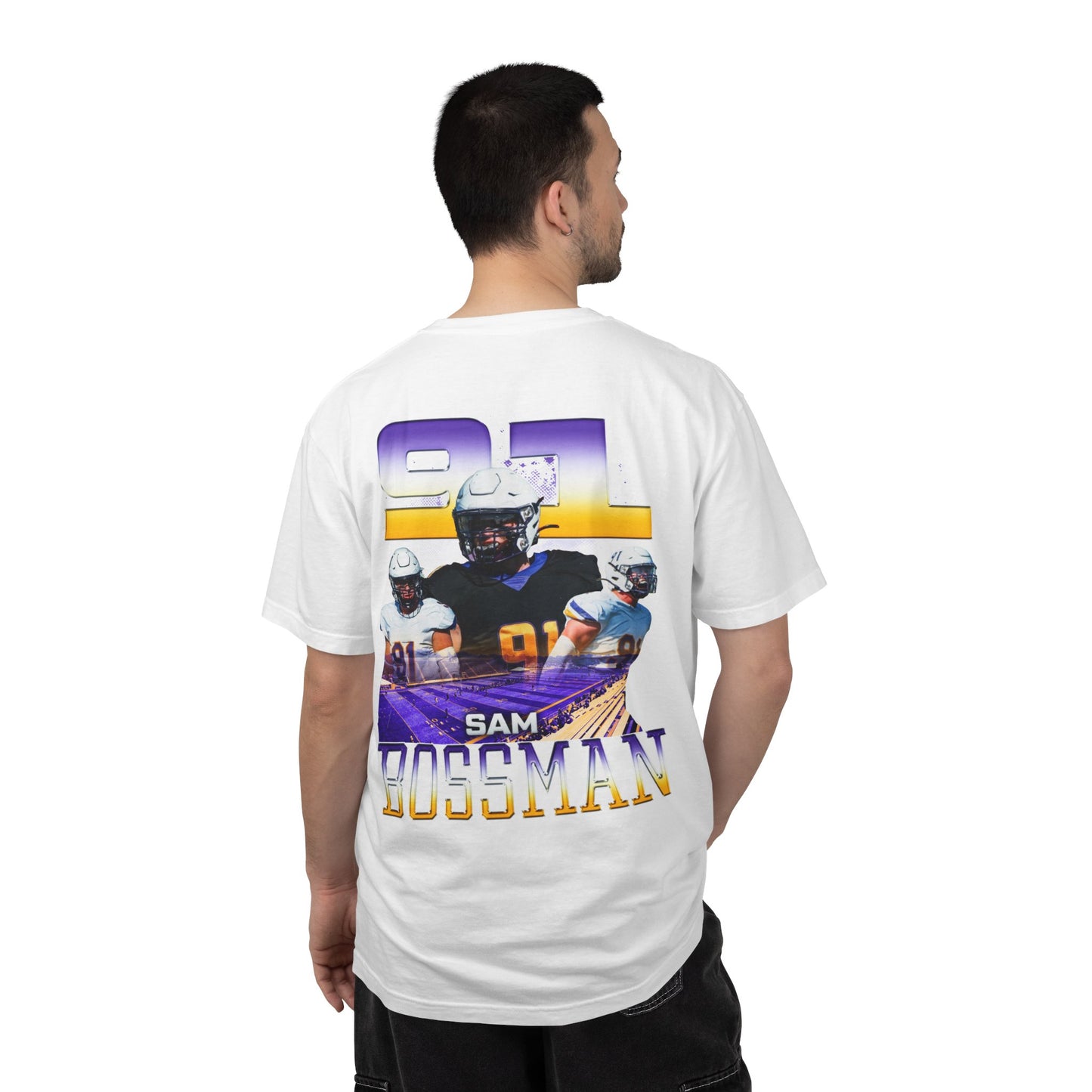 Sam Bossman Logo Front & Back Premium Tee