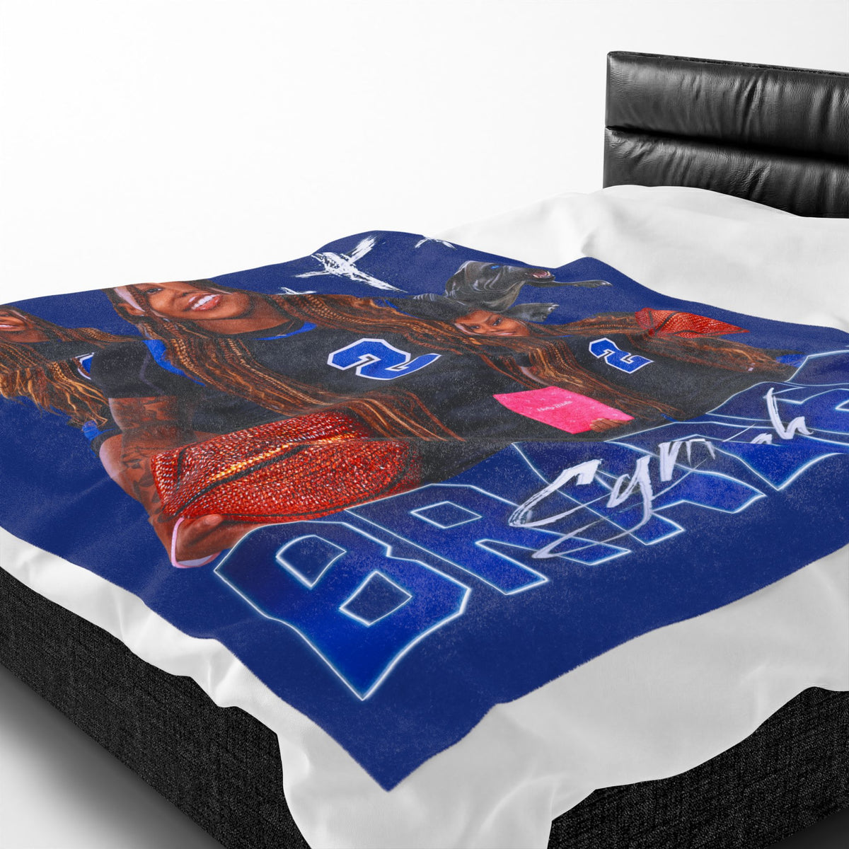 Cyntiah Braden 60"-80" Plush Blanket