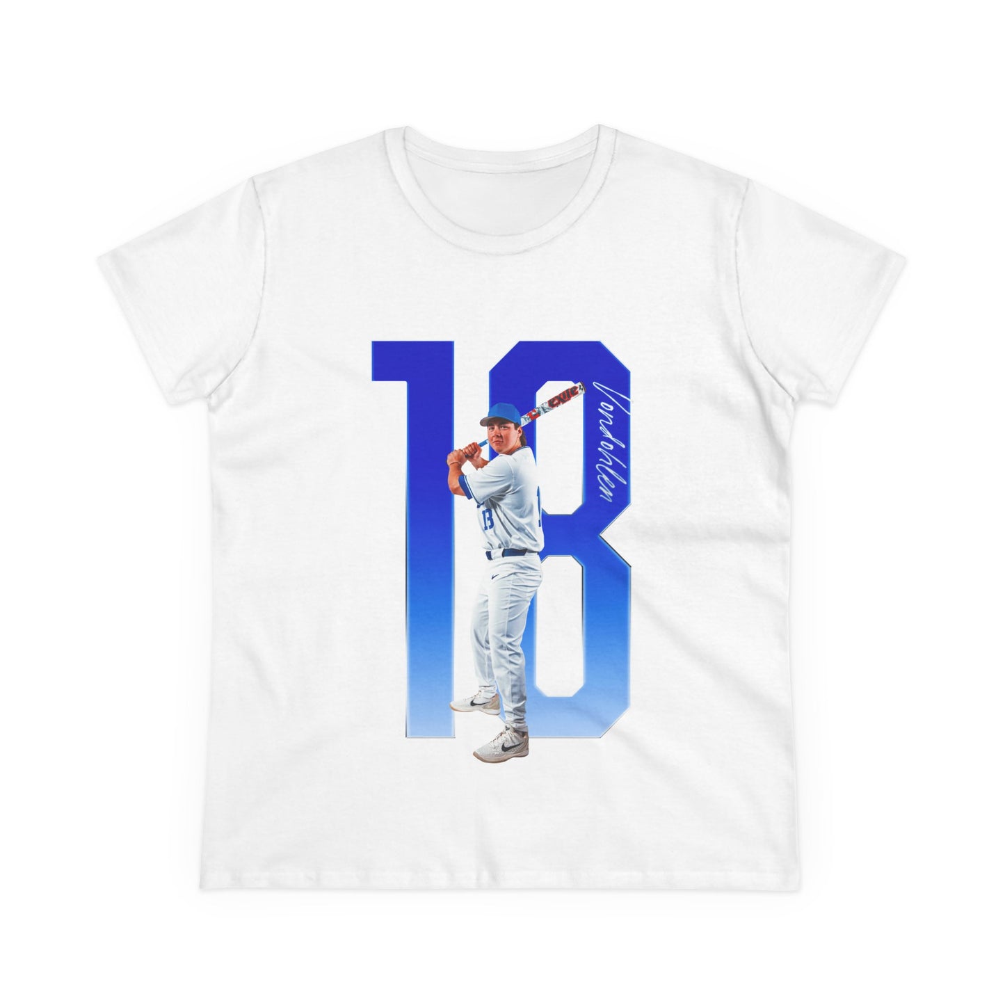 Brett Vondohlen Player Icon Number Women's Tee