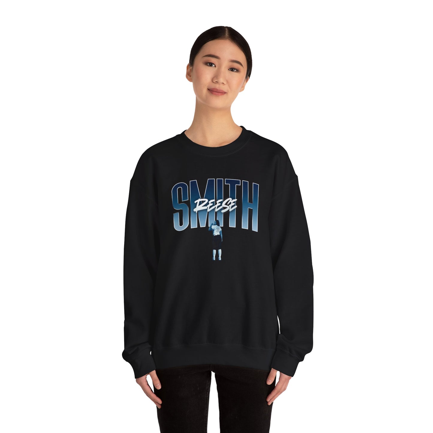 Reese Smith Curved Combo Colored Crewneck Sweatshirt