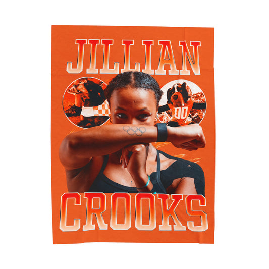 Jillian Crooks 60"-80" Plush Blanket