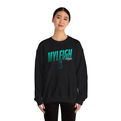 Myleigh Cooper Cursive Combo Colored Crewneck Sweatshirt