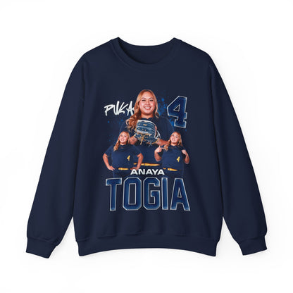 Anaya Togia Name & Number Ombre Crewneck Sweatshirt