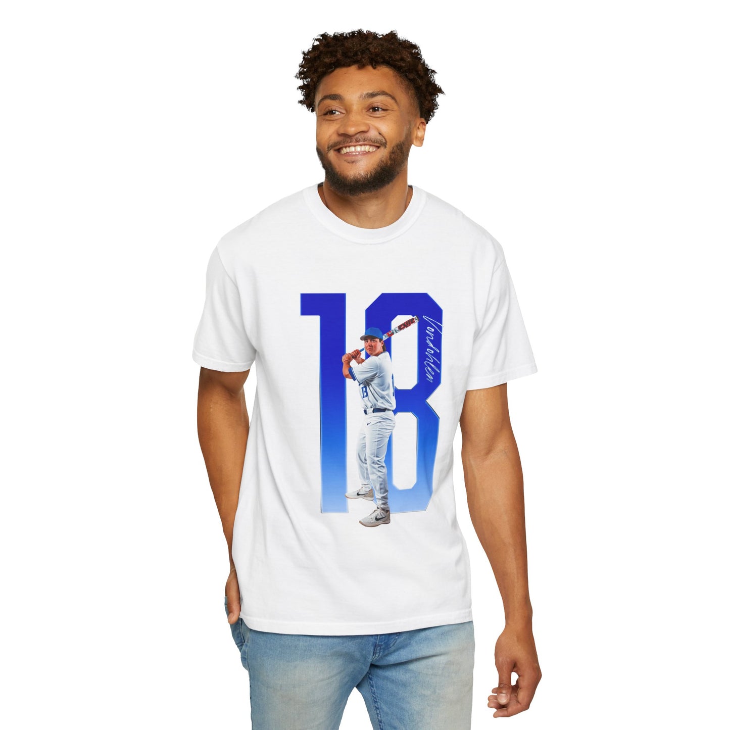 Brett Vondohlen Player Icon Number Premium Tee