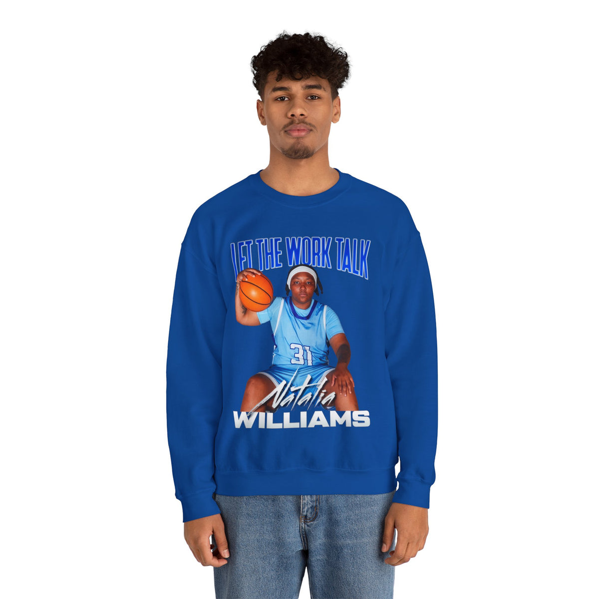 Natalia Williams Featured Quote Crewneck Sweatshirt