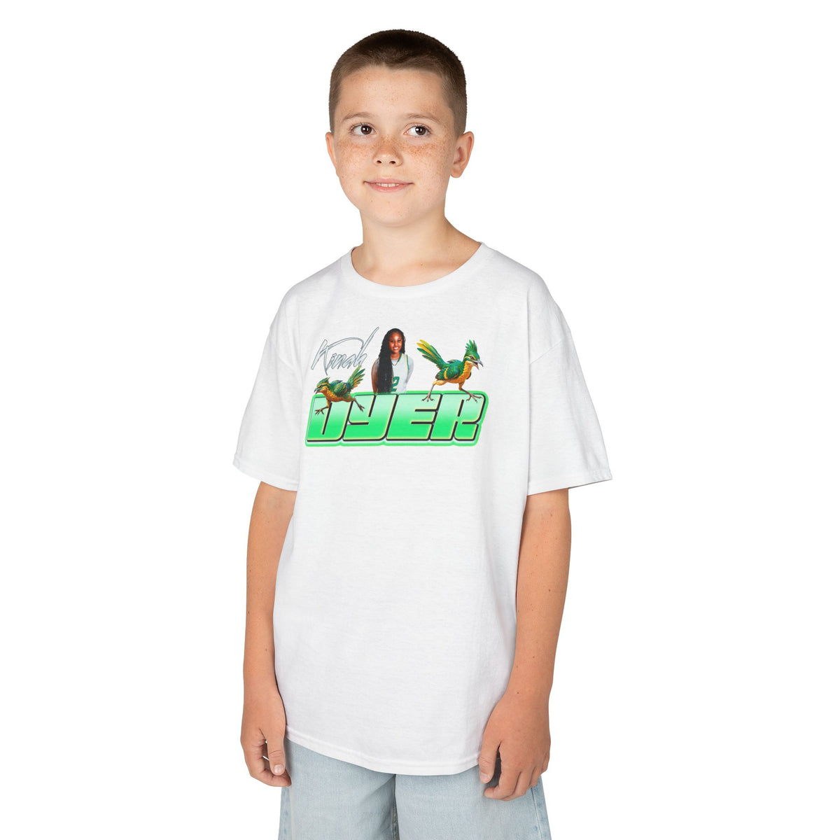 Kinah Dyer Big Last Name Kids Tee