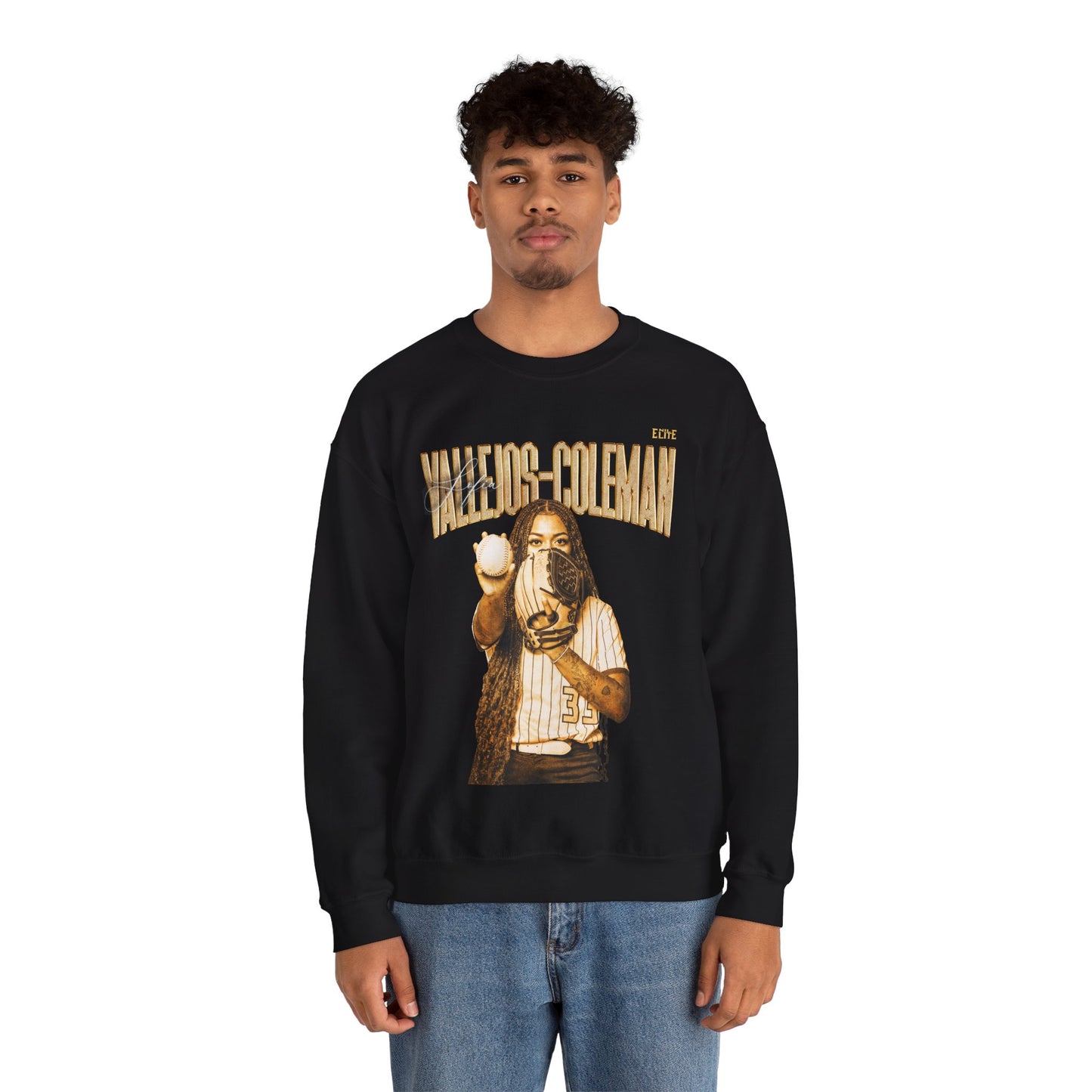 Sofia Vallejos-Coleman Faded Glory Crewneck Sweatshirt
