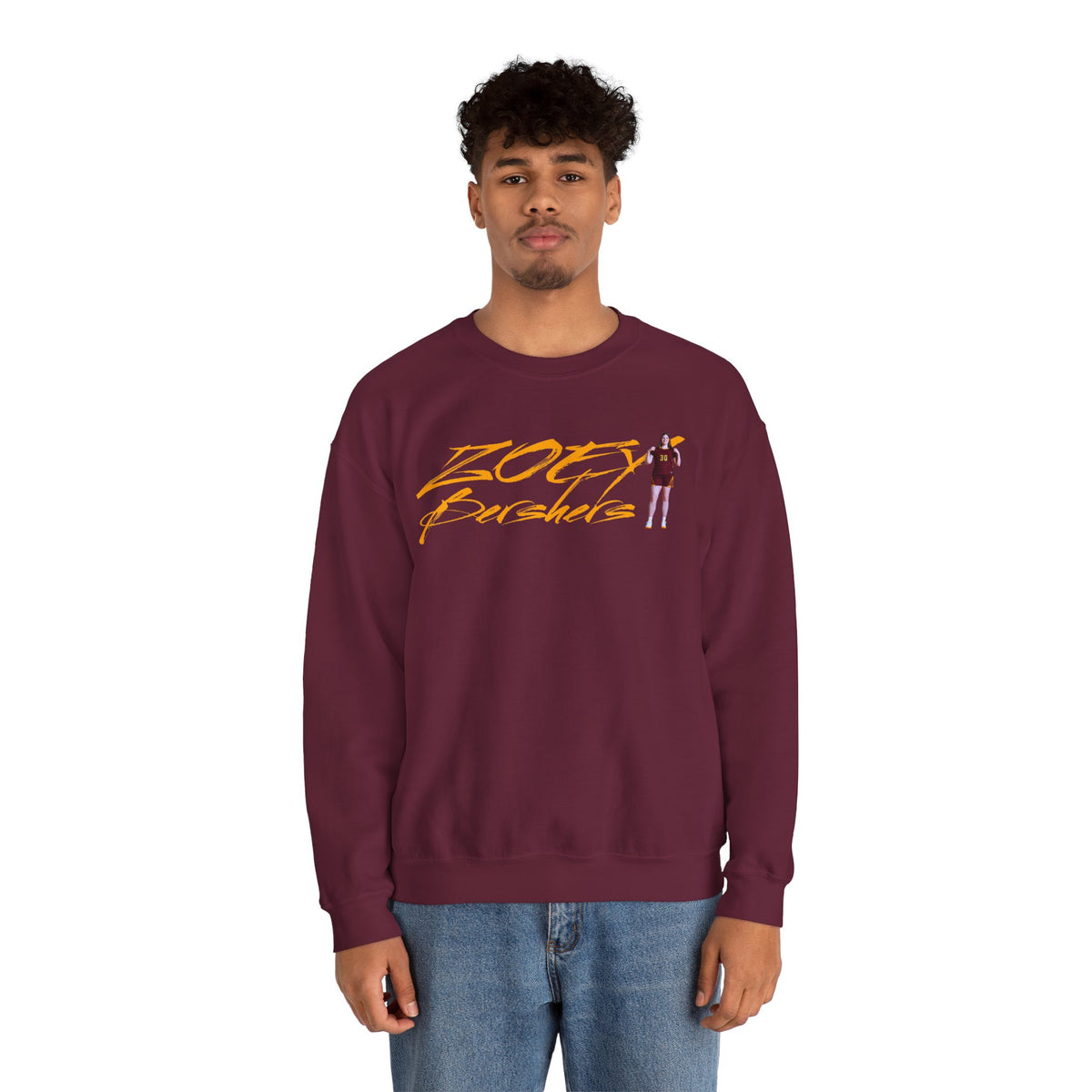 Zoey Bershers Cursive Crewneck Sweatshirt