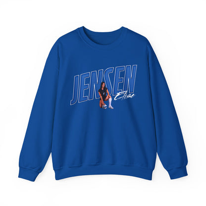 Elise Jensen Cursive Combo Crewneck Sweatshirt
