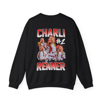 Charli Renner Logo Front & Back Crewneck