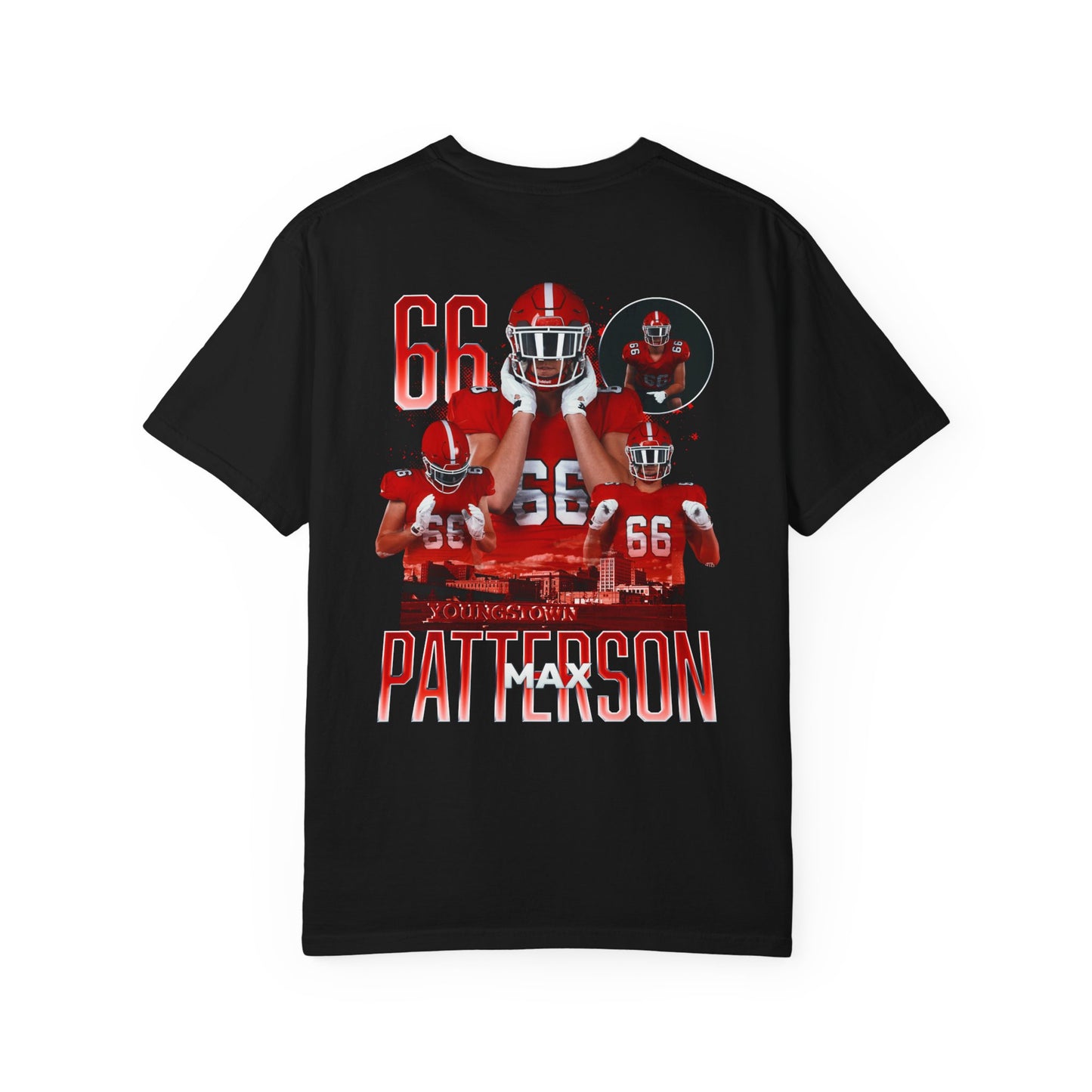 Max Patterson Logo Front & Back Premium Tee