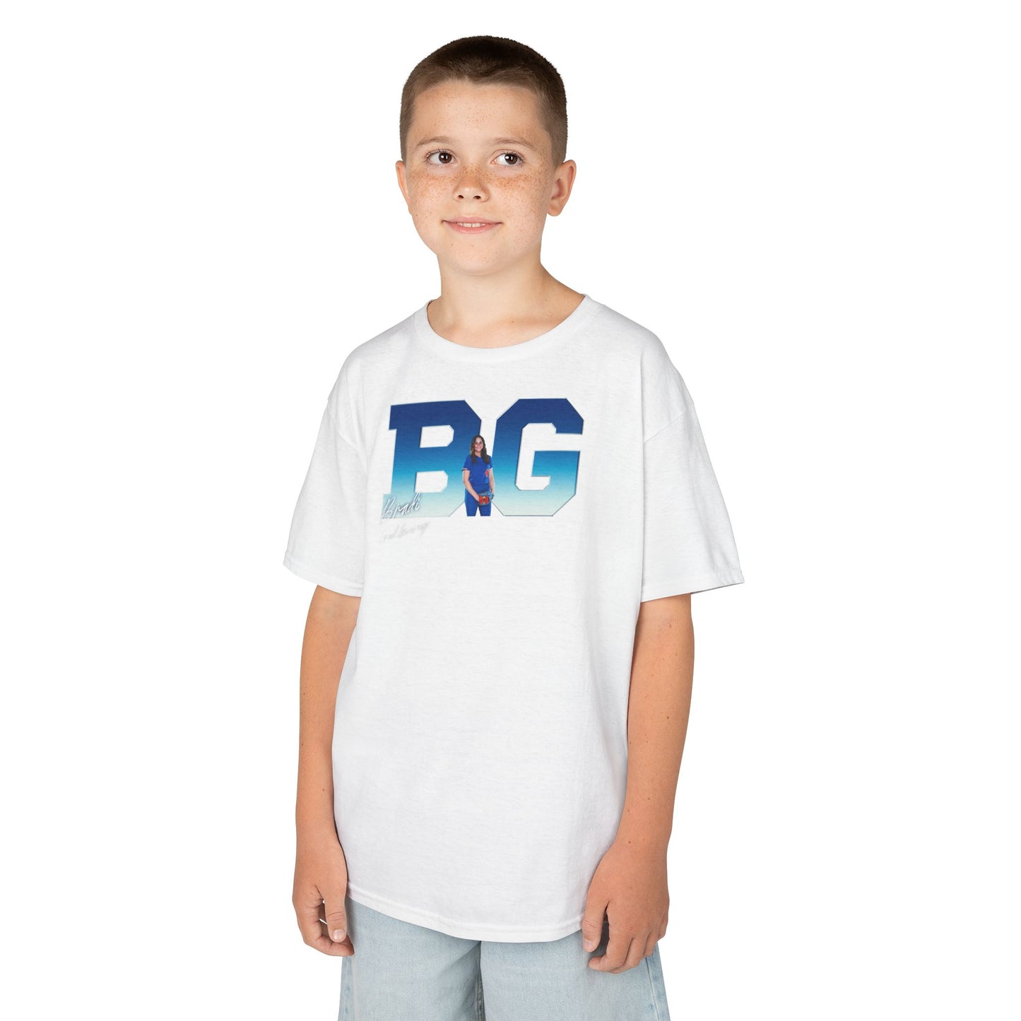 Bradi Gallaway Big Initials Kids Tee