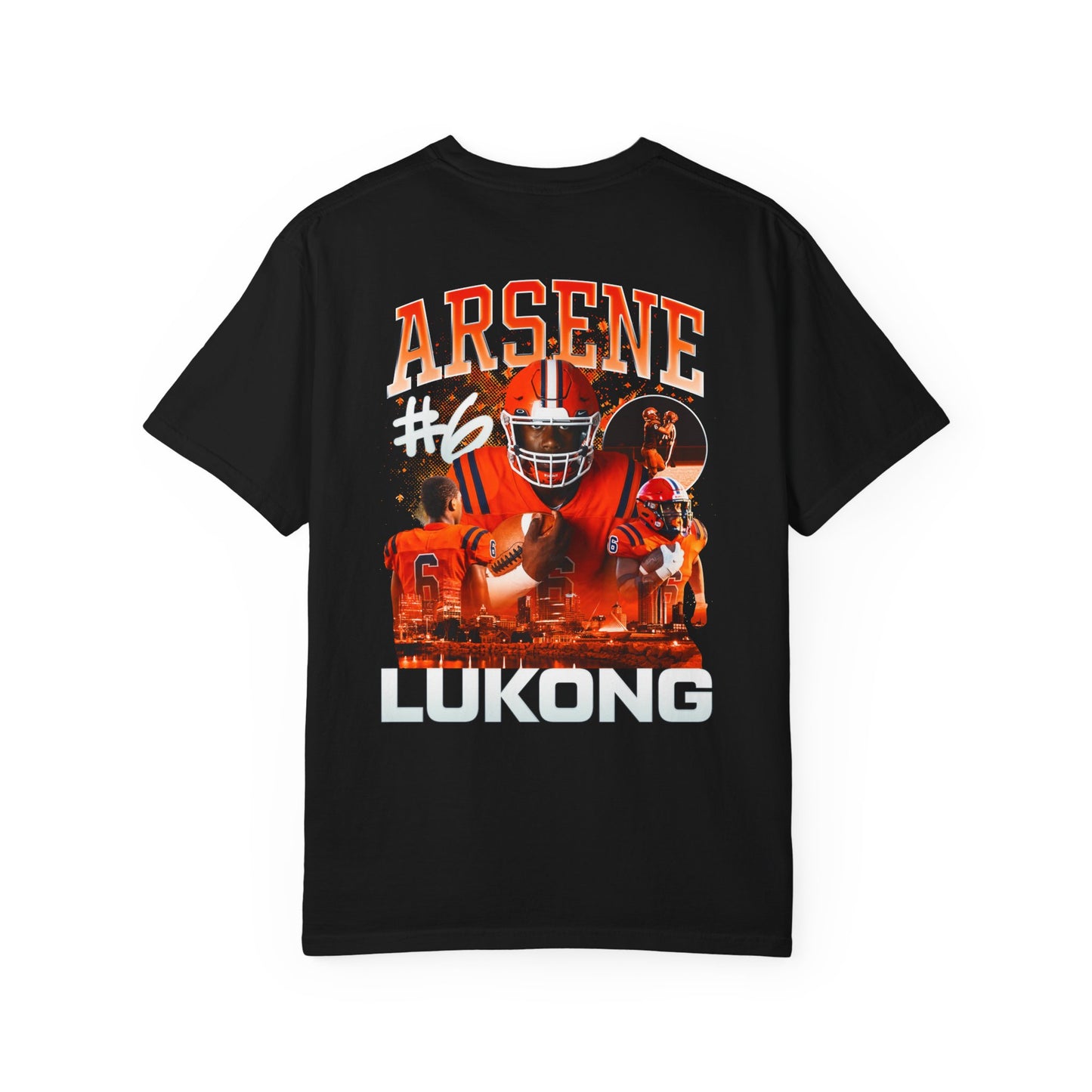 Arsene Lukong Logo Front & Back Premium Tee